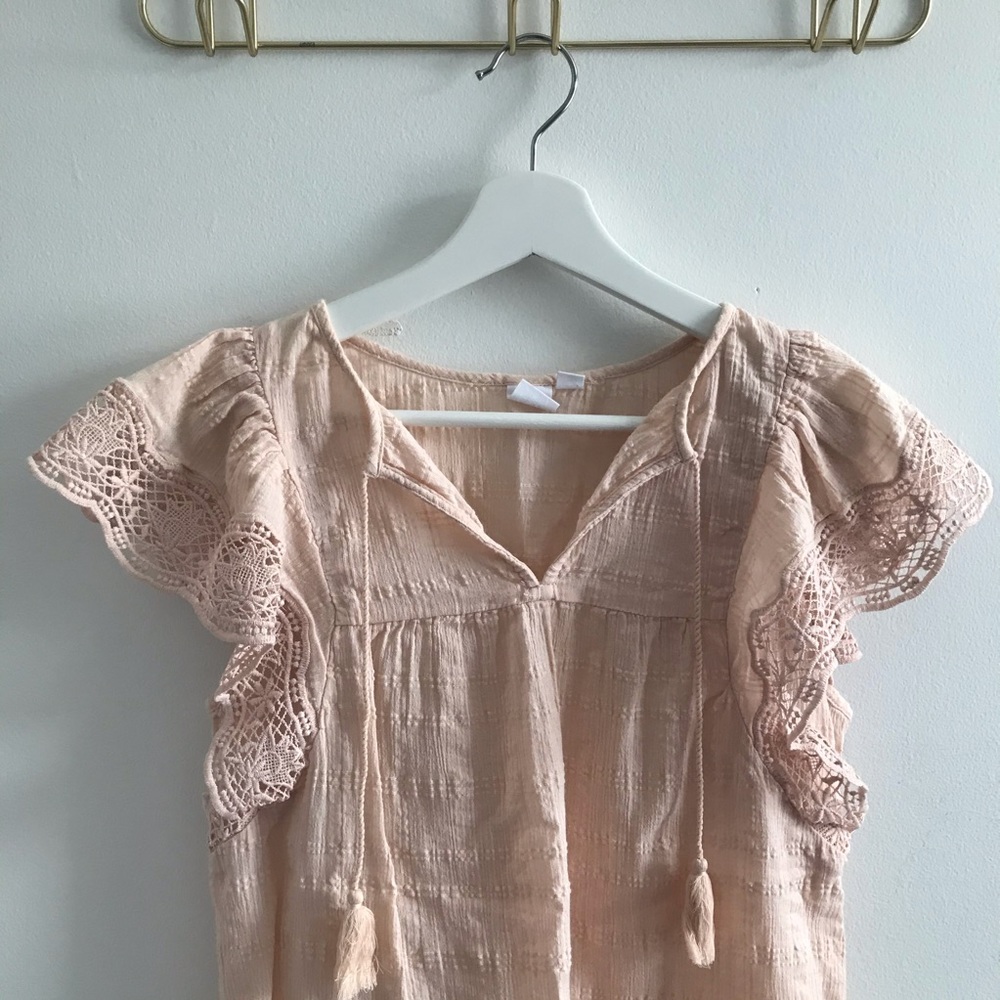 GAP Babydoll Lace Blouse